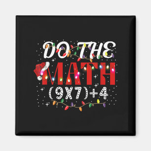 Christmas Funny Do The Math Meme (9x7)+4 Gift Lear Magnet