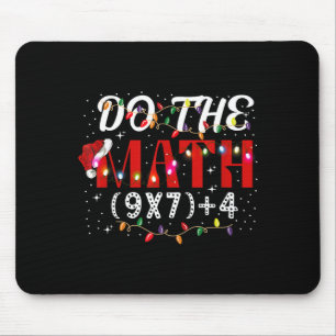 Christmas Funny Do The Math Meme (9x7)+4 Gift Lear Mouse Pad