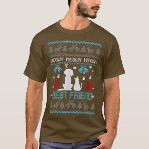 Christmas Funny Dog Cat Office Holiday Party T-Shirt
