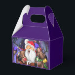 Christmas Funny Gift Box Santa with Reindeers<br><div class="desc">Funny Christmas Gift Boxes with Santa and Reindeers Christmas Party - Cheers Cartoon Celebration Painting Fun Collection - Choose / Add Your Unique Text / Name / Colour - Make Your Special Gift - Resize and move or remove / add elements - image / text with customisation tool. Painting and...</div>