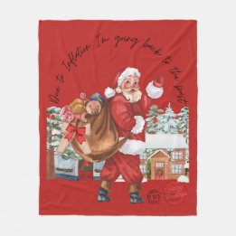 Christmas funny gifts T-Shirt Fleece Blanket