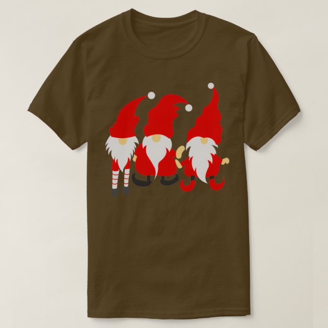 Christmas Funny Gnomes 136  T-Shirt (Design Front)
