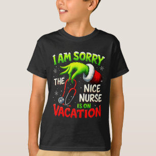 Christmas Funny I Am Sorry The Niche Nurse Santa H T-Shirt