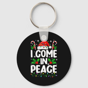 Christmas Funny I Come In Peace Couple Matching Me Key Ring
