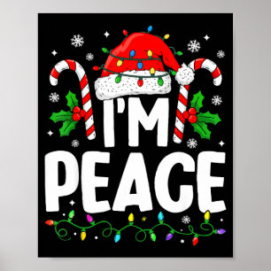 Christmas Funny I Come In Peace Couple Matching Me Poster