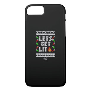 Christmas Funny - Let's Get Lit  Case-Mate iPhone Case
