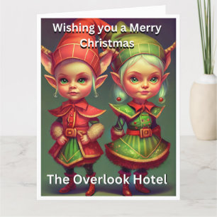 Christmas Funny MERRY CHRISTMAS OVERLOOK HOTEL Card