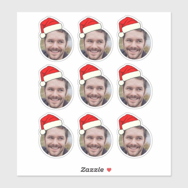 Christmas Funny Photo Face (Sheet)