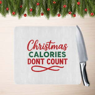 Christmas funny quote diet cutting board