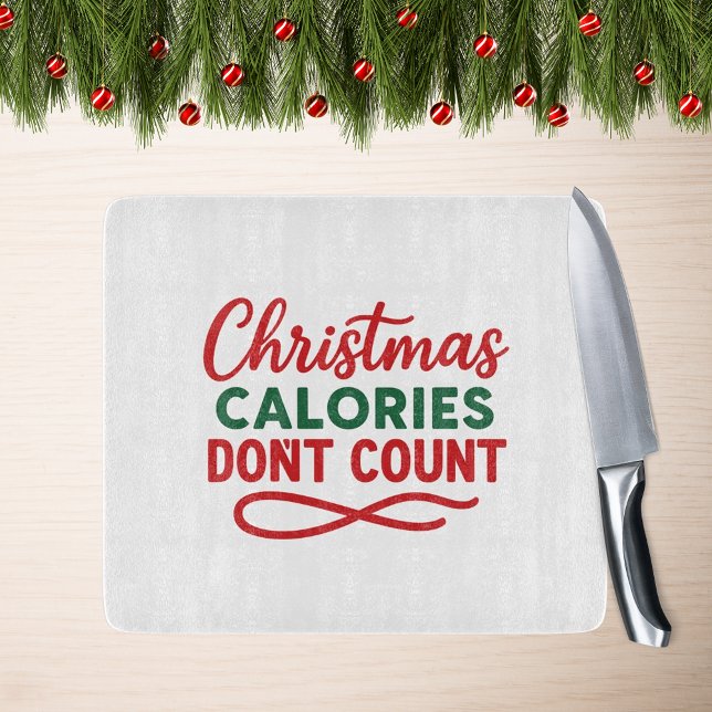 Christmas funny quote diet cutting board (Creator Uploaded)
