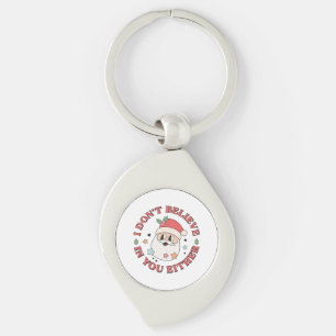Christmas Funny Santa Key Ring