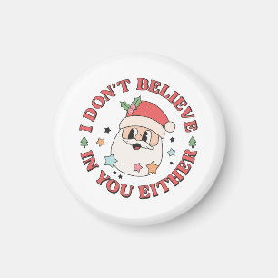 Christmas Funny Santa Magnet