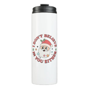 Christmas Funny Santa  Thermal Tumbler