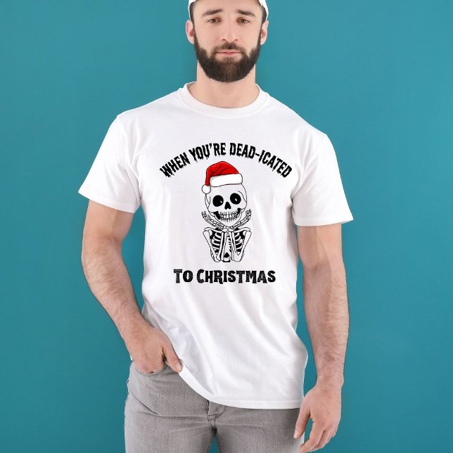 Christmas Funny Skeleton Holiday Pun Gift T-Shirt (Creator Uploaded)