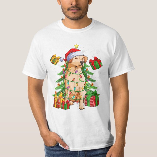 Christmas Funny Xmas Dog Lover T-Shirt (Front)