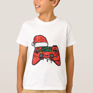 Christmas Gamer Controller Xmas Boys Kids Youth Me T-Shirt