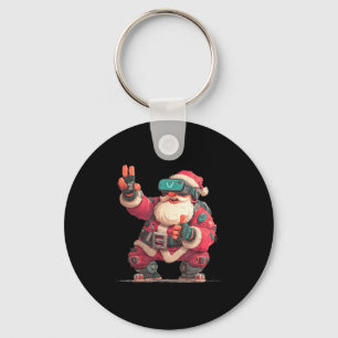 Christmas Gamer Look With This Cool Vr Santa Claus Key Ring