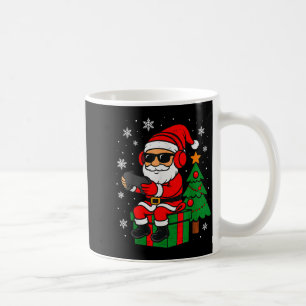 Christmas Gamer Retro Santa Funny Xmas Gaming Men  Coffee Mug