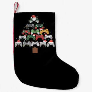 Christmas Gaming Tree Gamers Gamer Xmas Gifts Small Christmas Stocking