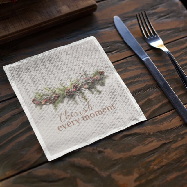Christmas Garland and Shooting Stars Cherish the Napkin (Creator Uploaded)