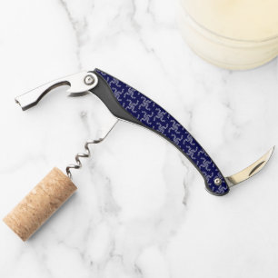 Christmas Garland Blue, Christmas Decoration, Xmas Corkscrew