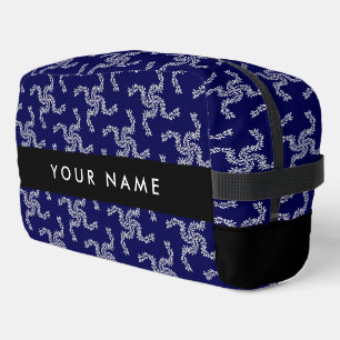 Christmas Garland, Blue, Your name, Personalise Dopp Kit