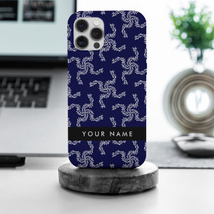 Christmas Garland, Blue, Your name, Personalise iPhone 15 Pro Max Case