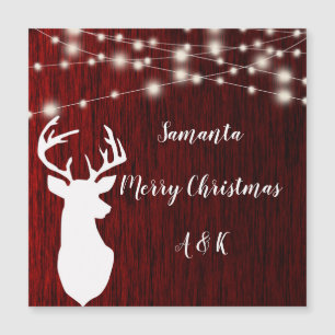 Christmas ,garland, deer head,personalised