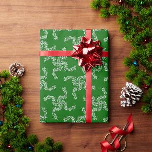 Christmas Garland Green, Christmas Decoration Wrapping Paper