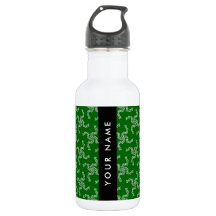 Christmas Garland, Green, Your name, Personalise 532 Ml Water Bottle
