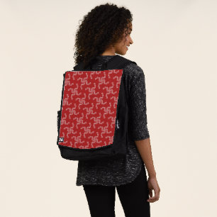 Christmas Garland Red, Christmas Decoration, Xmas Backpack