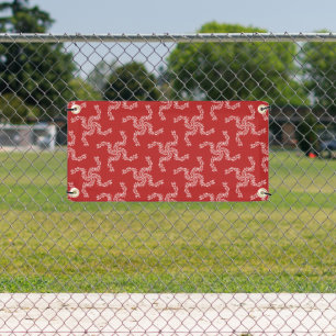 Christmas Garland Red, Christmas Decoration, Xmas Banner