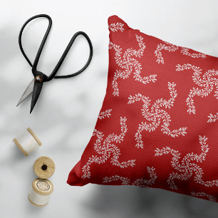 Christmas Garland Red, Christmas Decoration, Xmas Decorative Cushion