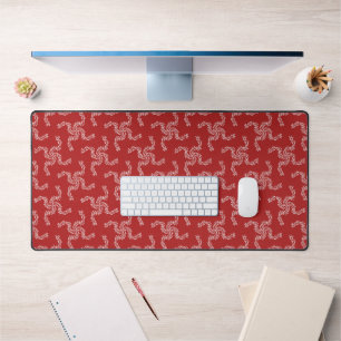 Christmas Garland Red, Christmas Decoration, Xmas Desk Mat