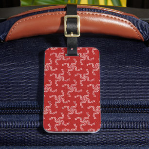 Christmas Garland Red, Christmas Decoration, Xmas Luggage Tag