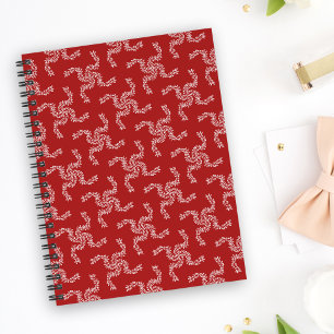 Christmas Garland Red, Christmas Decoration, Xmas Notebook