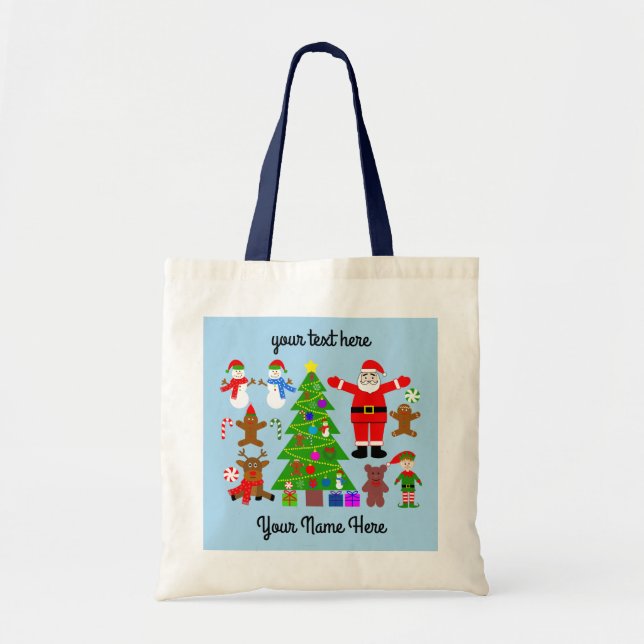 Christmas Gathering #3 Tote Bag (Front)