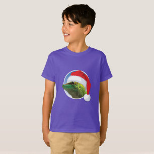 Christmas Gecko - Kids' Basic T-Shirt