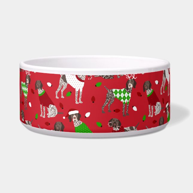 Christmas German Shorthaired Pointer (Front)