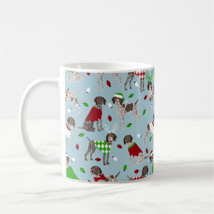 Christmas German Shorthaired Pointer Coffee Mug