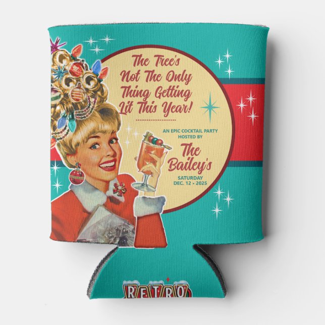 Christmas Getting Lit This Year Drink Cooler (Front)