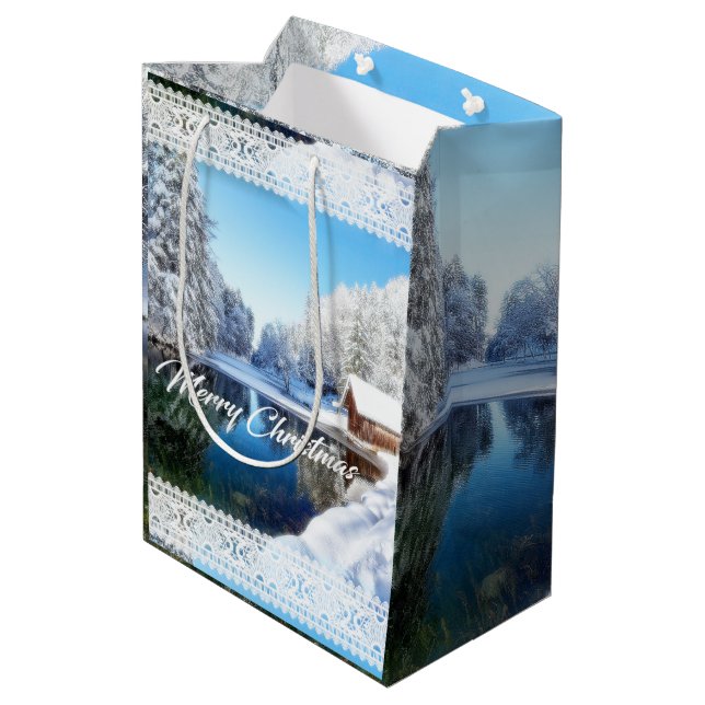 Christmas Gift Bag (Back Angled)