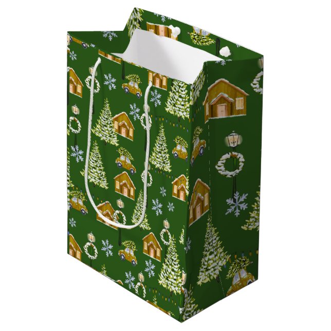 Christmas Gift Bag (Front Angled)