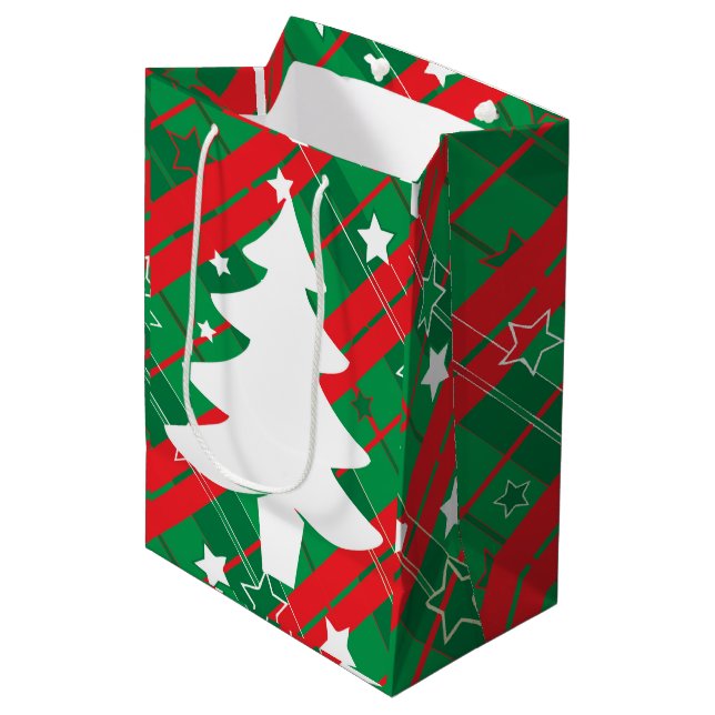 Christmas+gift+bag Medium Gift Bag (Front Angled)