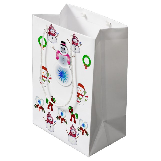 Christmas Gift Bags (Back Angled)