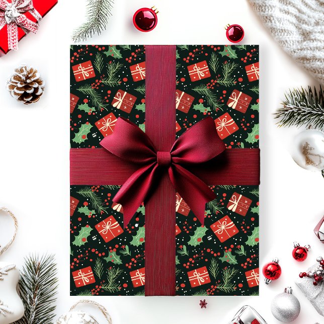 Christmas gift box wrapping pattern paper (Creator Uploaded)