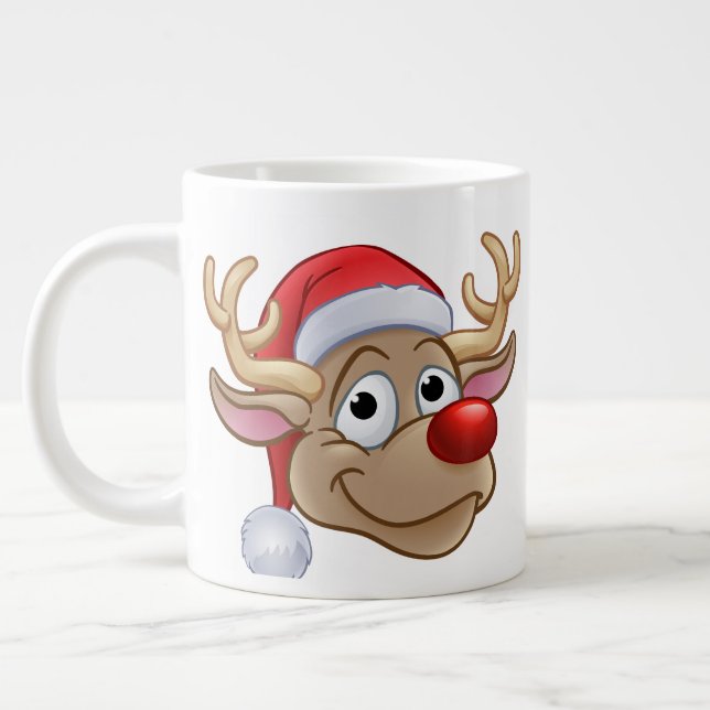 Christmas Gift Cute Large Coffee Mug (Left)