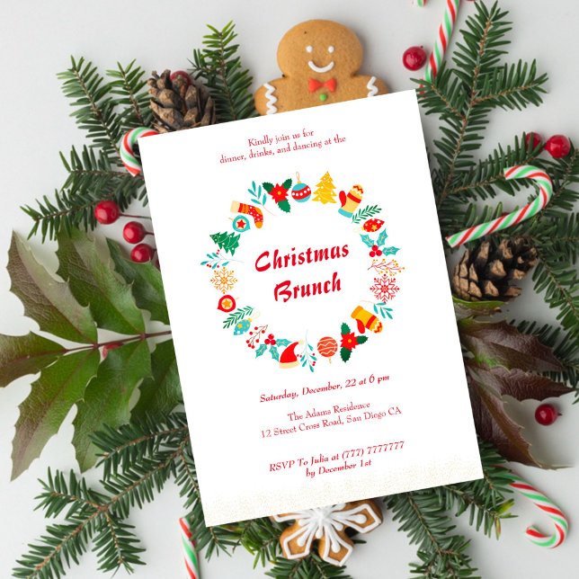 Christmas Gift Exchange Holiday Party Invitation (Creator Uploaded)