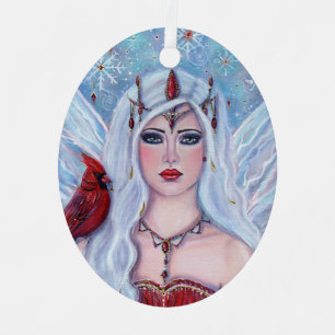 Christmas gift Fairy By Renee Lavoie Metal Tree Decoration