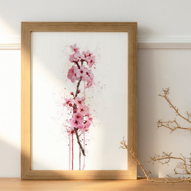 Christmas Gift Flower Cherry Blossom Poster (Creator Uploaded)